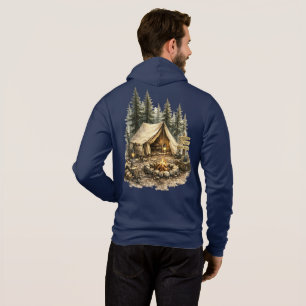Adventure Cabin Trip Bachelor Party Rustic Camping Hoodie