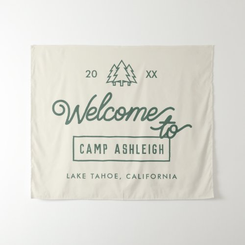 Adventure Camp Bachelorette Tapestry