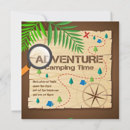 Adventure Camp Invitation