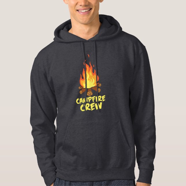 Adventure Campfire Crew Family Vacation Hoodie (Front)