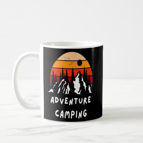 Adventure Camping Motorhome Camper Van Adventure C Coffee Mug