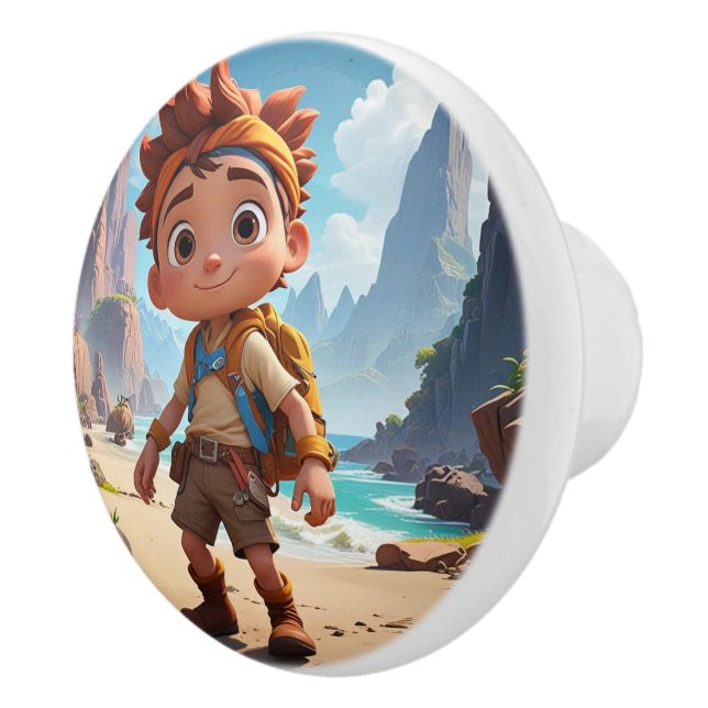Adventure Ceramic Knob (Right)