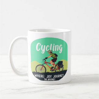 Adventure Cyclist "Joy Journey" Coffee Mug