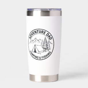 Adventure Dad 20oz Insulated Camping & Fishing Mug Tumbler