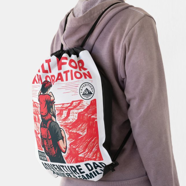 Adventure Dad – BUILT FOR EXPLORATION Drawstring Bag (Insitu)