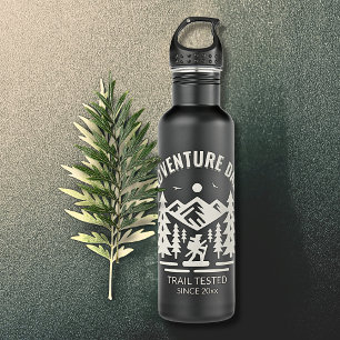 Adventure Dad Trail Tested – Custom Rugged Design Stainless Steel Water Bottle