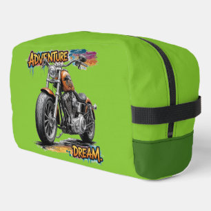 Adventure Dream Ride – Vintage Chopper Motorcycle  Dopp Kit