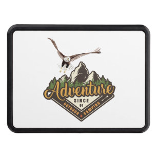 Adventure Eagle Hiking Mountains Hitch Cover