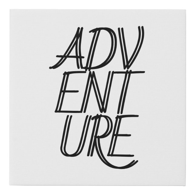 Adventure Faux Canvas Print (Front)