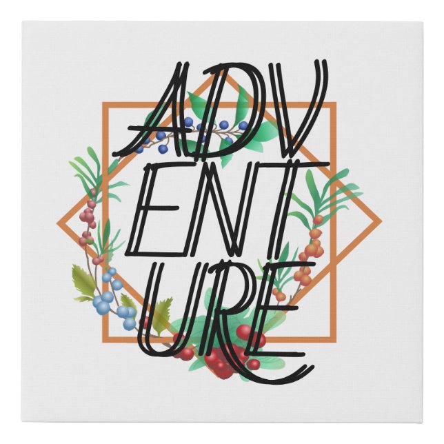Adventure Faux Canvas Print (Front)