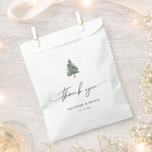 Adventure Forest Outdoor Mountain Wedding Favor Bag