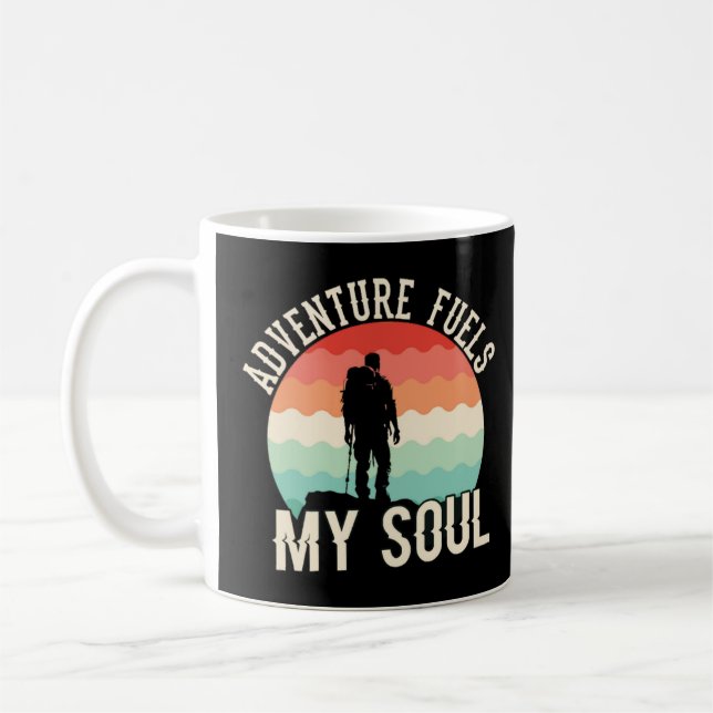 Adventure Fuels My Soul – Wander, Explore, Repeat Coffee Mug (Left)