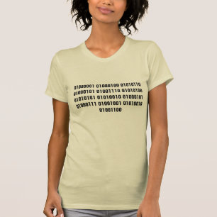 Adventure Girl in Binary Code T-Shirt