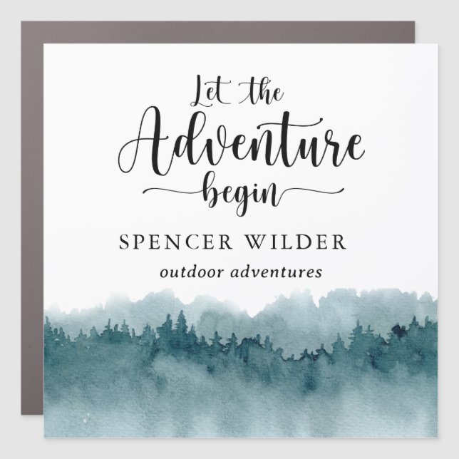 Adventure Guide Car Magnet (Front)