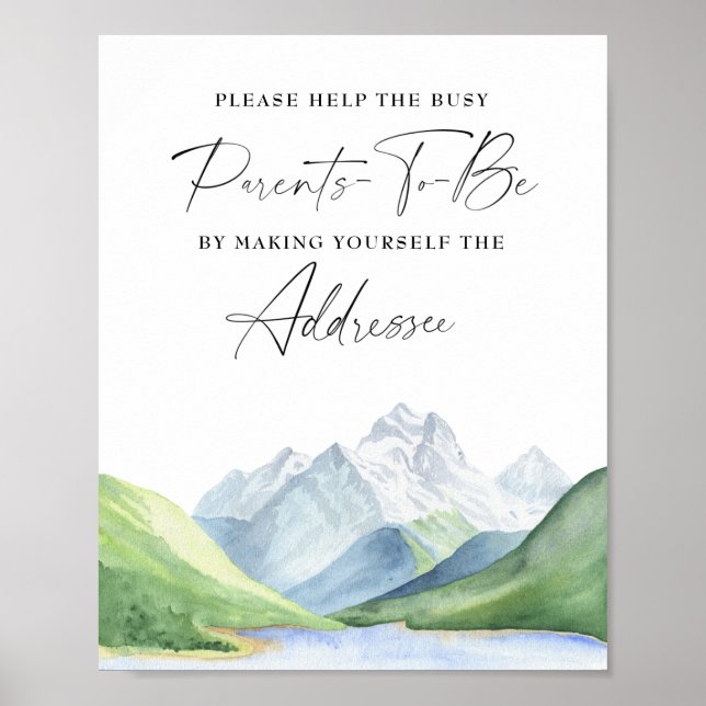 Adventure - Help the Busy Parents-to-Be Addressee Poster (Front)