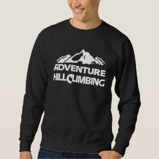 Adventure Hillclimbing Mountain Mountain White Sweatshirt