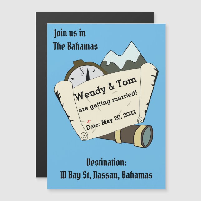 Adventure invitation (Front/Back)