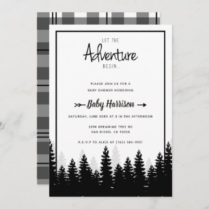Adventure Invitation Baby Shower Baby Shower Tree