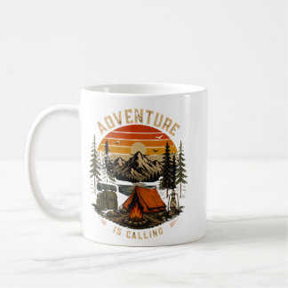 Adventure Is Calling Camping Mug