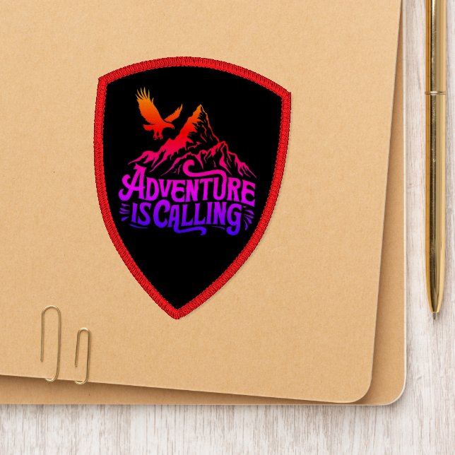 Adventure Is Calling Design Patch (On Folder)