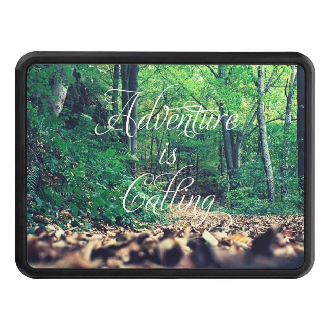 Adventure is calling hitch cover (Front)
