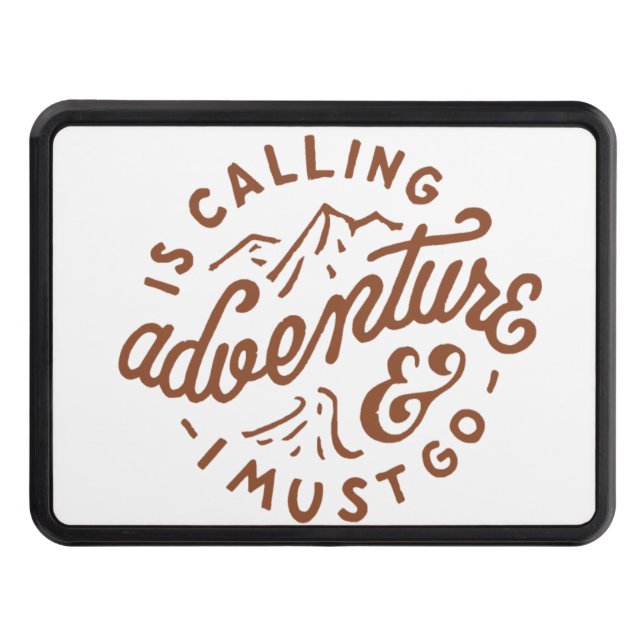 Adventure is Calling Hitch Cover (Front)