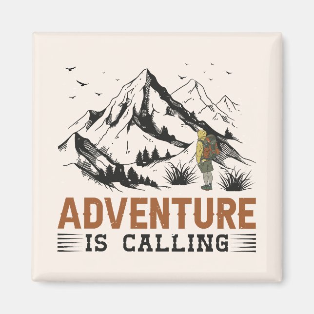Adventure Is Calling Magnet (Front)