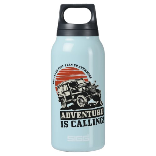 Adventure is Calling Offroad ID498 Insulated Water Bottle
