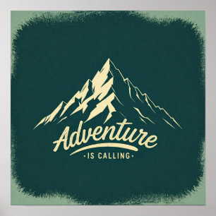 Adventure is calling poster