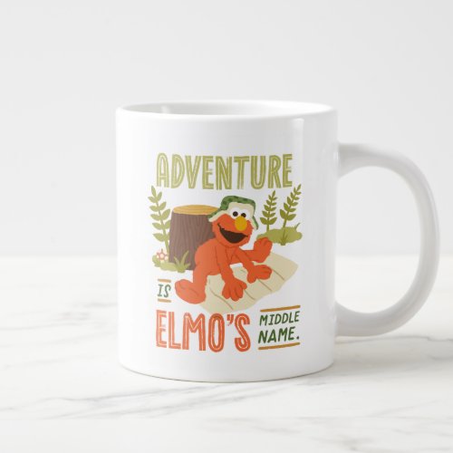 Adventure is Elmos Middle Name Giant Coffee Mug