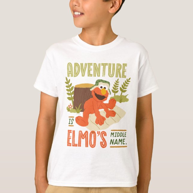 Adventure is Elmo's Middle Name T-Shirt (Front)