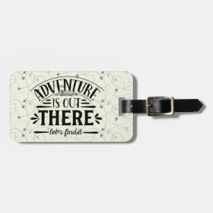 Adventure Is Out There Airplane Luggage Tag
