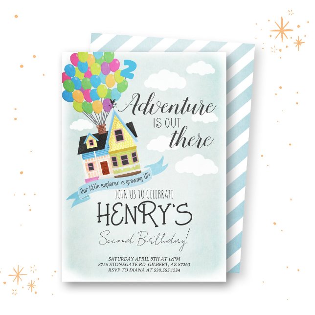 Adventure Is Out There Birthday Invitation (Creator Uploaded)