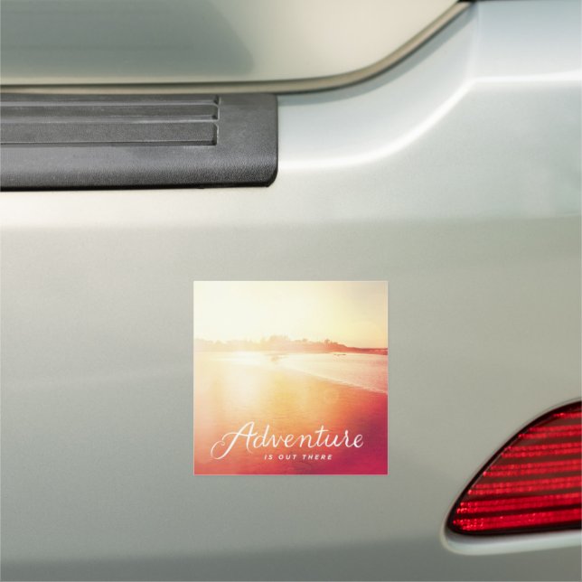 Adventure Is Out There Car Magnet (In Situ)