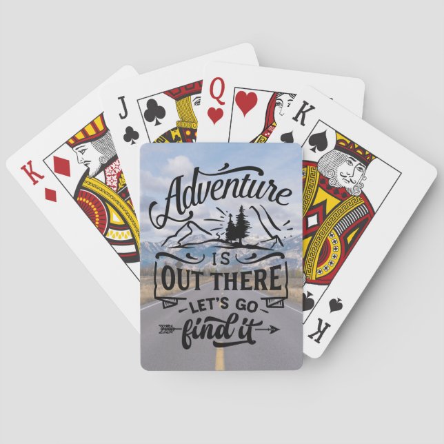 Adventure is Out There Poker Cards (Back)