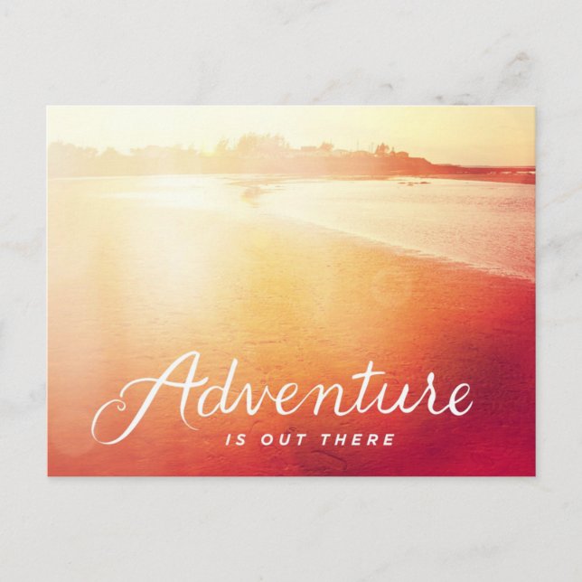 Adventure Is Out There Postcard (Front)