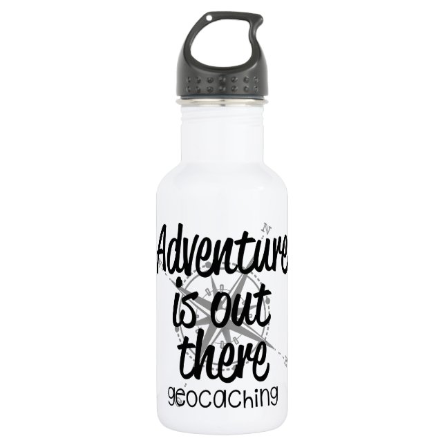Adventure is Out There Stainless Steel Water Bottle (Front)