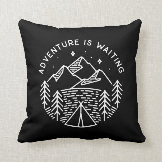 Adventure is Waiting Pillow