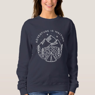 Adventure is Waiting Women's Raglan Sweatshirt