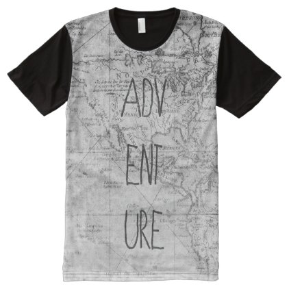 Adventure map All-Over-Print shirt