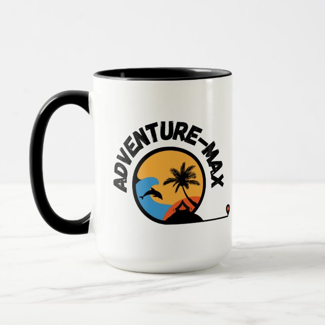 Adventure-MAX Logo Coffee Mug (No Text) (Left)