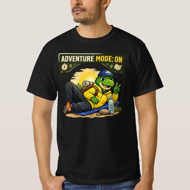 Adventure Mode Dino T-Shirt (Front)