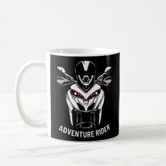 Adventure Motorcycle Rider Off Road Italian Strada Coffee Mug