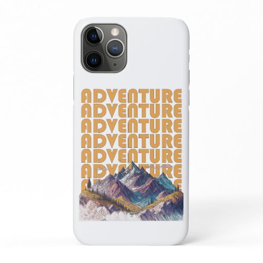 Adventure mountain design iPhone 11 pro case