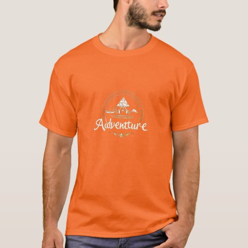 Adventure Mountain Emblem T_Shirt