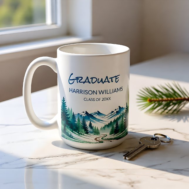 Adventure Mountain Graduate Gift  Coffee Mug (Creator Uploaded)