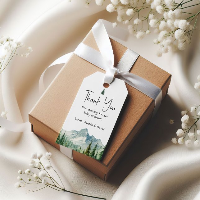 Adventure Mountain Thank You Favor Tag (Creator Uploaded)