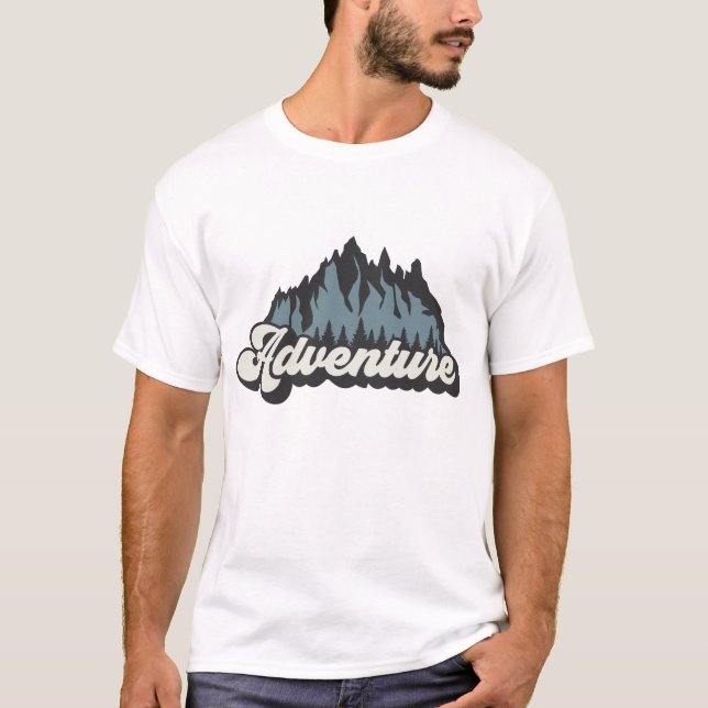 Adventure Mountains T-Shirt (Front)