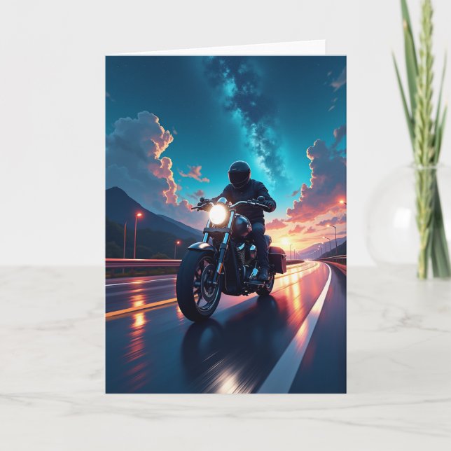 Adventure Night Ride Card (Front)