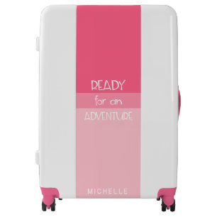 Adventure Ombre Pink Monogram Luggage